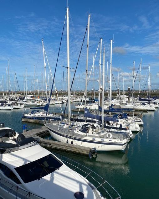 Breskens marina in the Netherlands